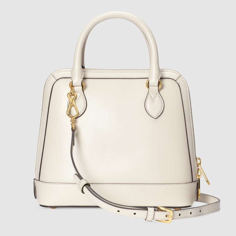 Gucci Horsebit 1955 Small Top Handle Bag Shoulder Bag 621220 White